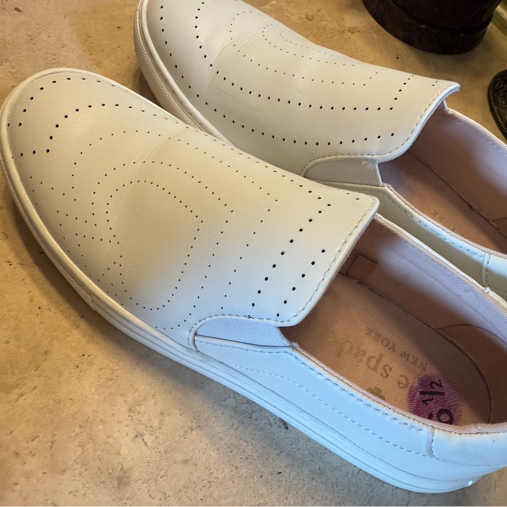 Kate Spade Slip-On Shoes, White